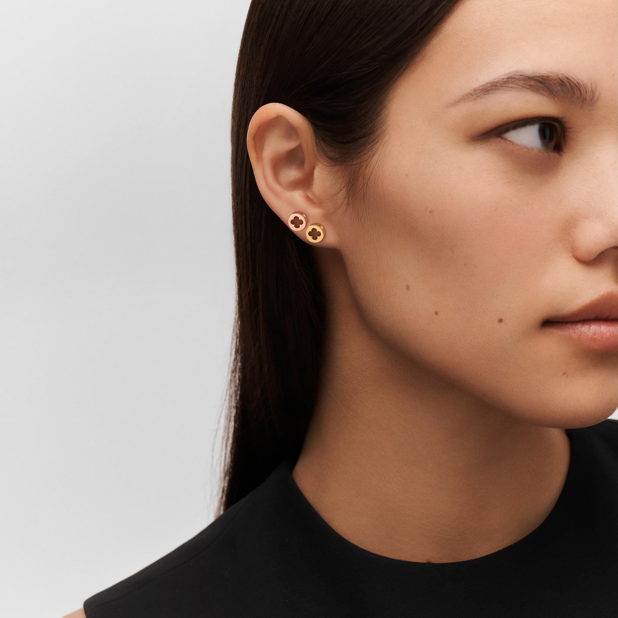 LOUIS VUITTON ゴールドピアス Empreinte Ear Studs, Pink Gold - Jewelry - Categories | LOUIS